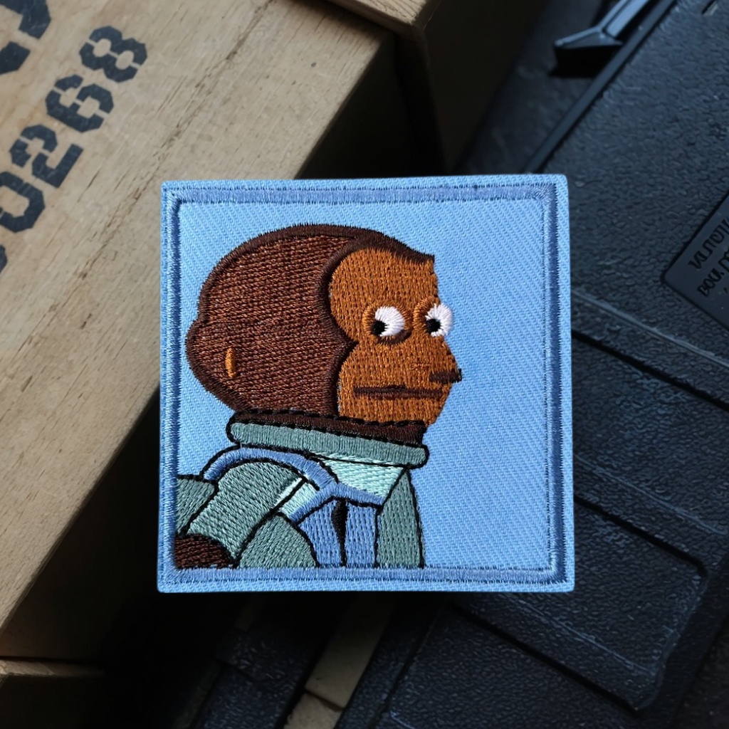 Urban Backpack Tactical - Awkwardly Timid Monkey Expression Morale Badge
