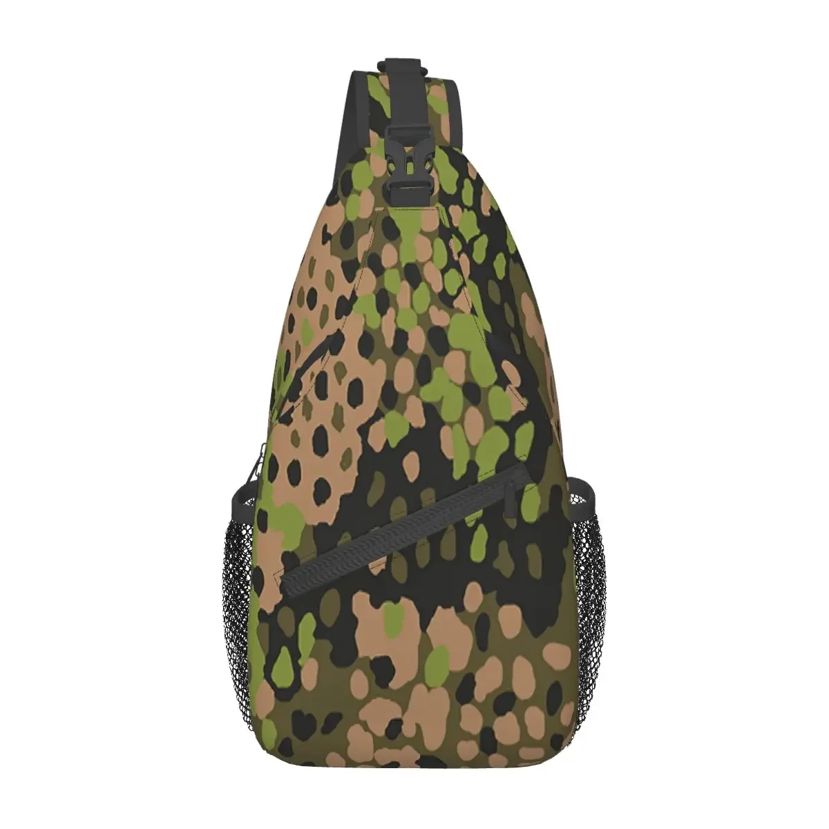 Sling Backpack Shoulder - WW2 SS Erbsentarn Camouflage Crossbody Sling