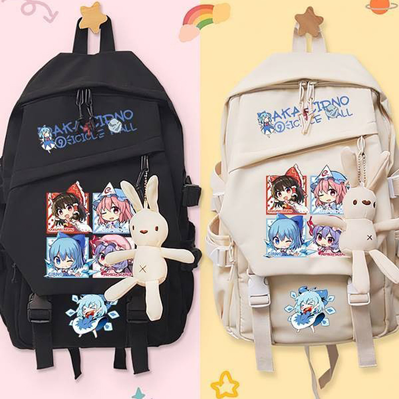44×31×13cm Black Khaki,Touhou  - School Backpack Teen review and price