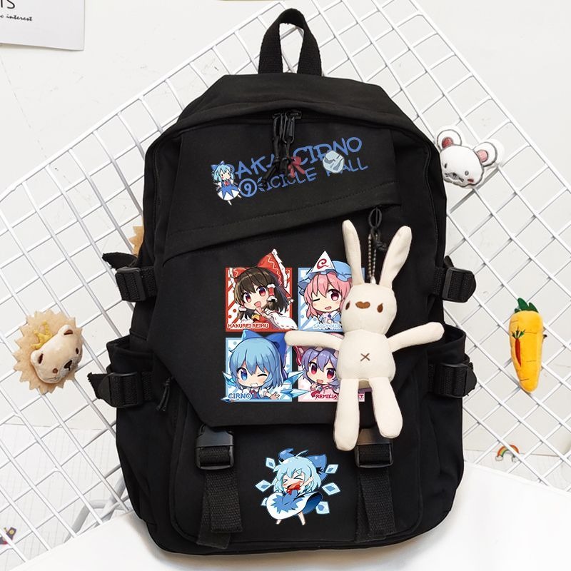 44×31×13cm Black Khaki,Touhou  - School Backpack Teen review and price