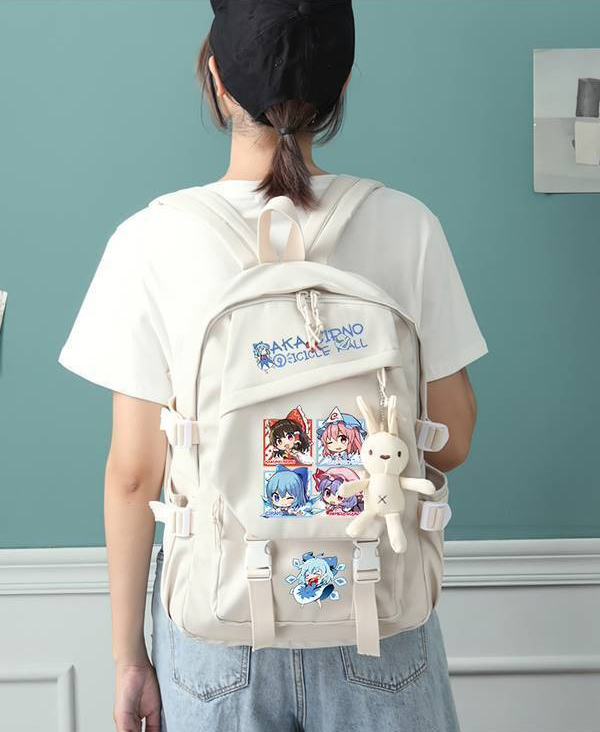 44×31×13cm Black Khaki,Touhou  - School Backpack Teen review and price