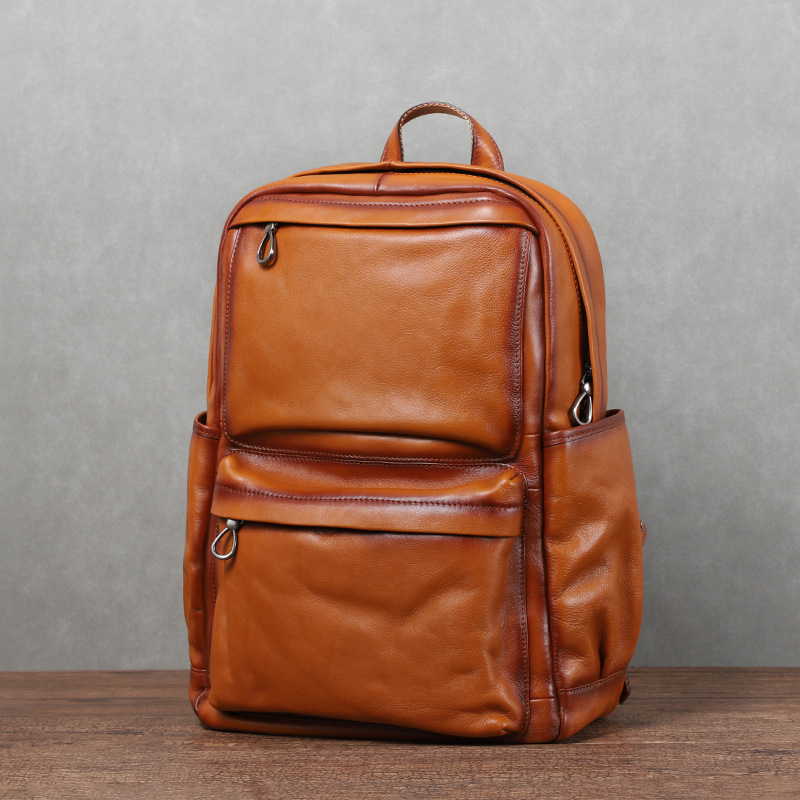 YETTIES Men's Vintage Vegetabl - Leather Backpack Vintage review and price