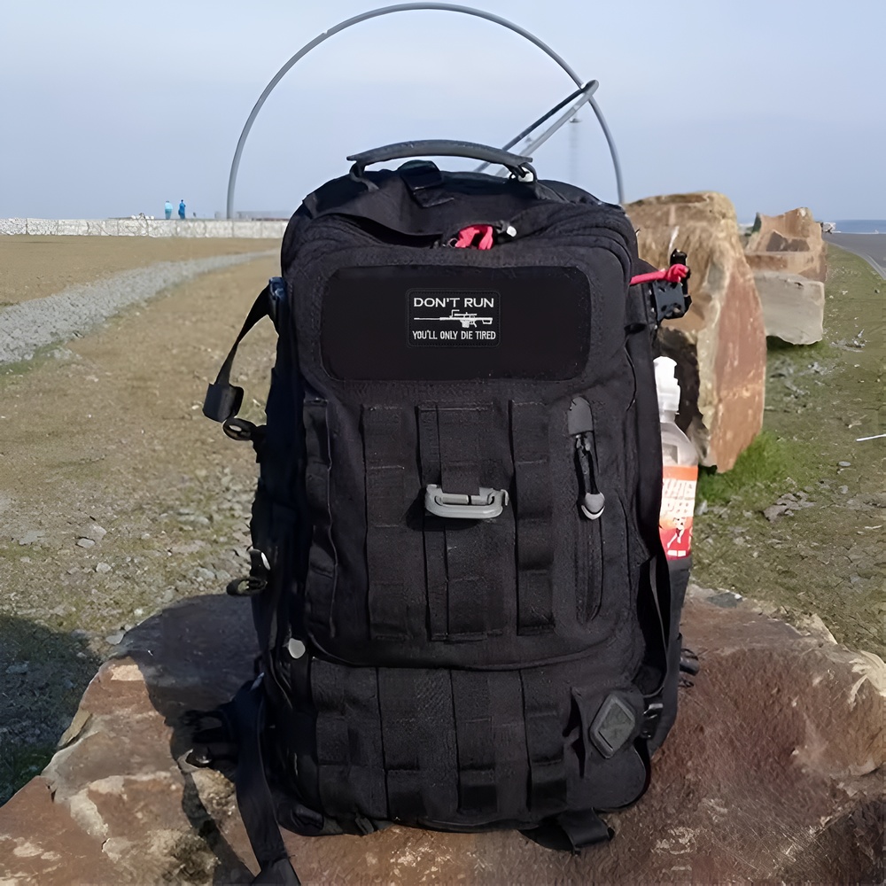 DON'T RUN Fun Meme Tactical Mo - Urban Backpack Tactical review and price