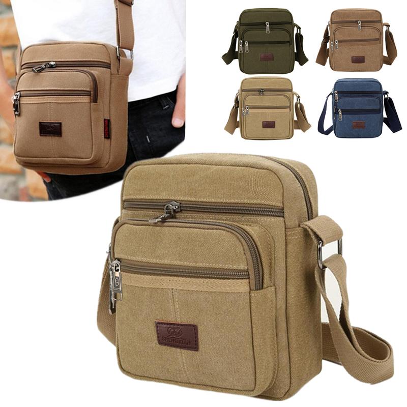 Men's Shoulder Bag Business Le - Canvas Backpack Casual review and price