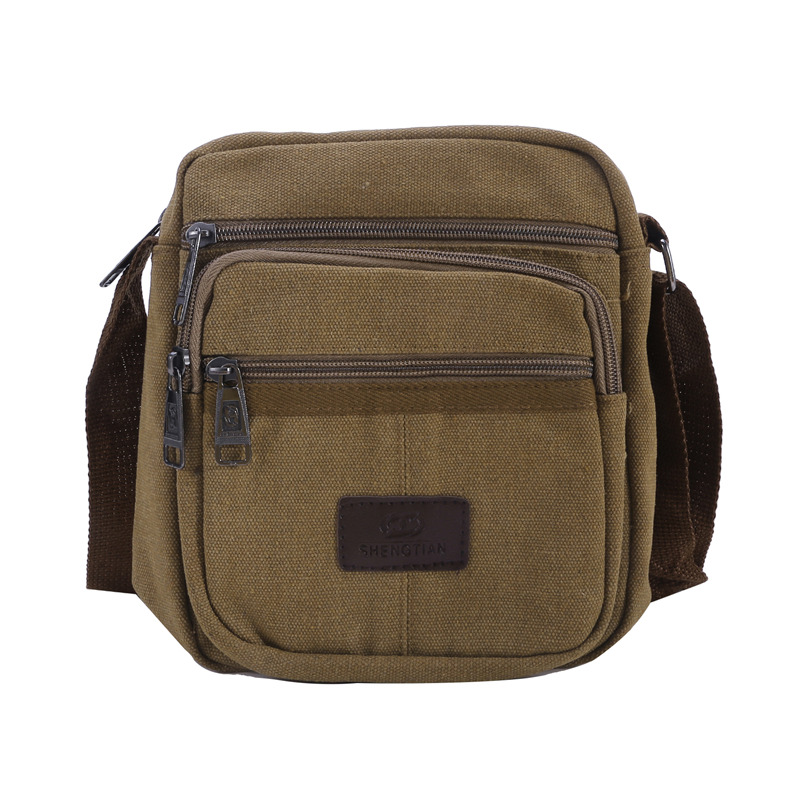 Men's Shoulder Bag Business Le - Canvas Backpack Casual review and price