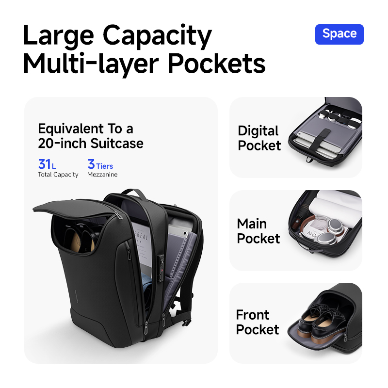 MARK RYDEN 31L Smart Men's Bac - Travel Backpack Anti Theft review and price
