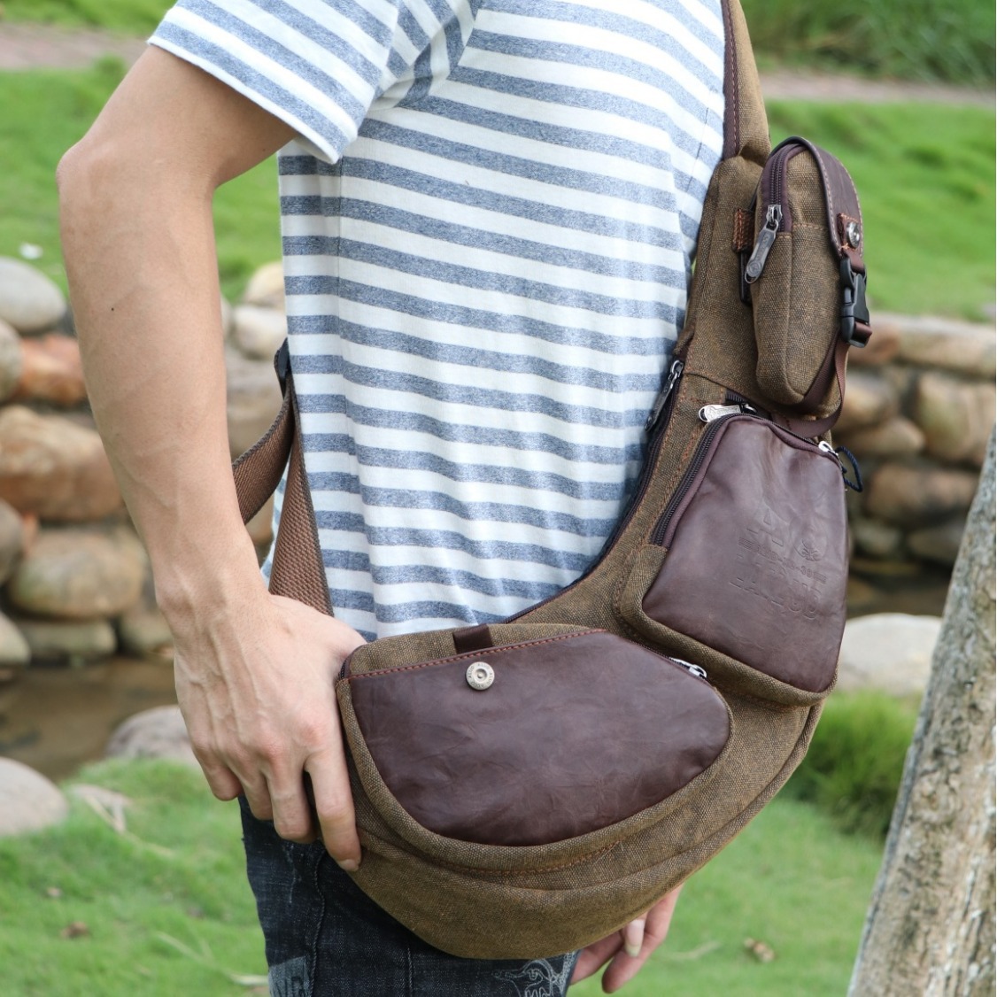 Men Cross Body Backpack Sling  - Sling Backpack Shoulder review and price
