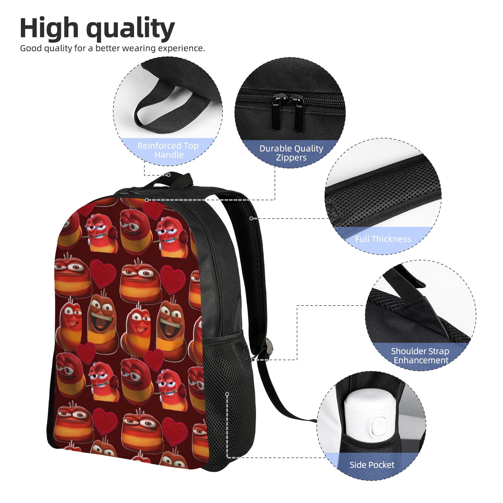 Larva Yellow Larva Red Backpac - School Backpack Teen review and price