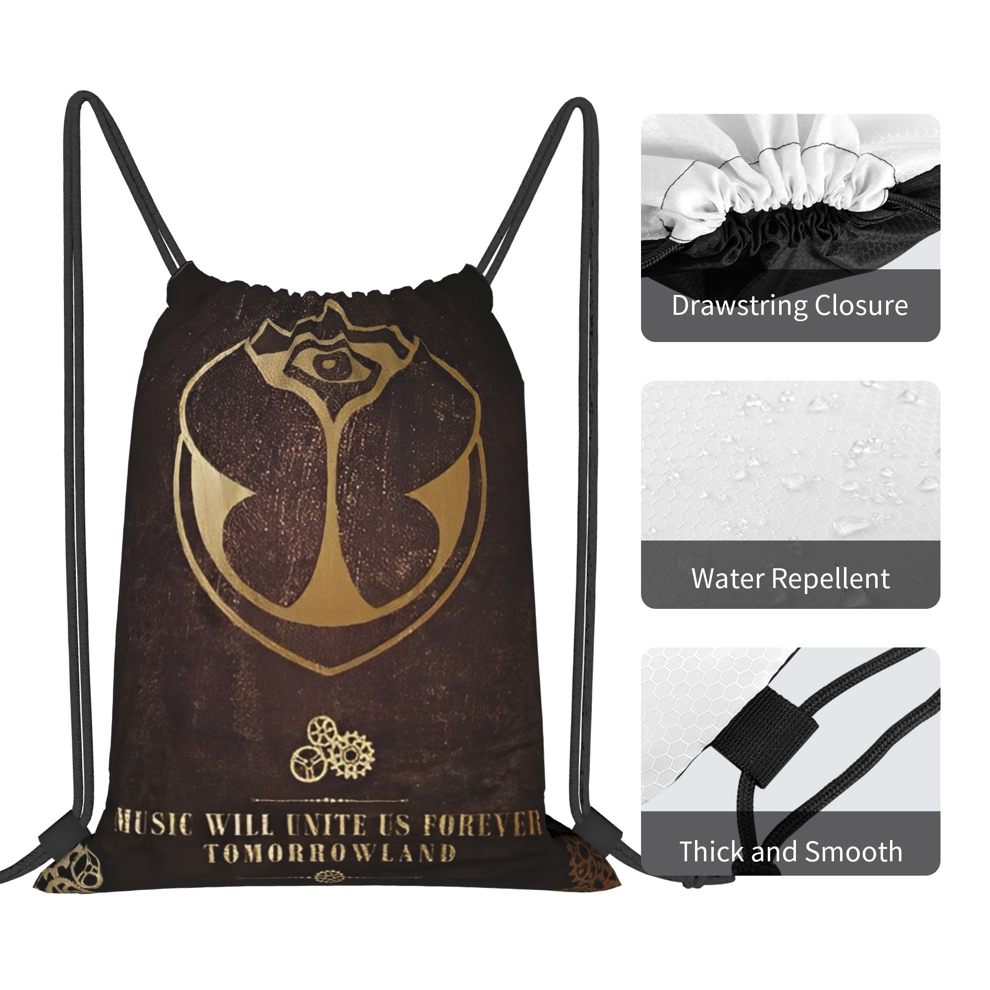 Tomorrowlands  Drawstring Bags - Drawstring Gym Bag review and price