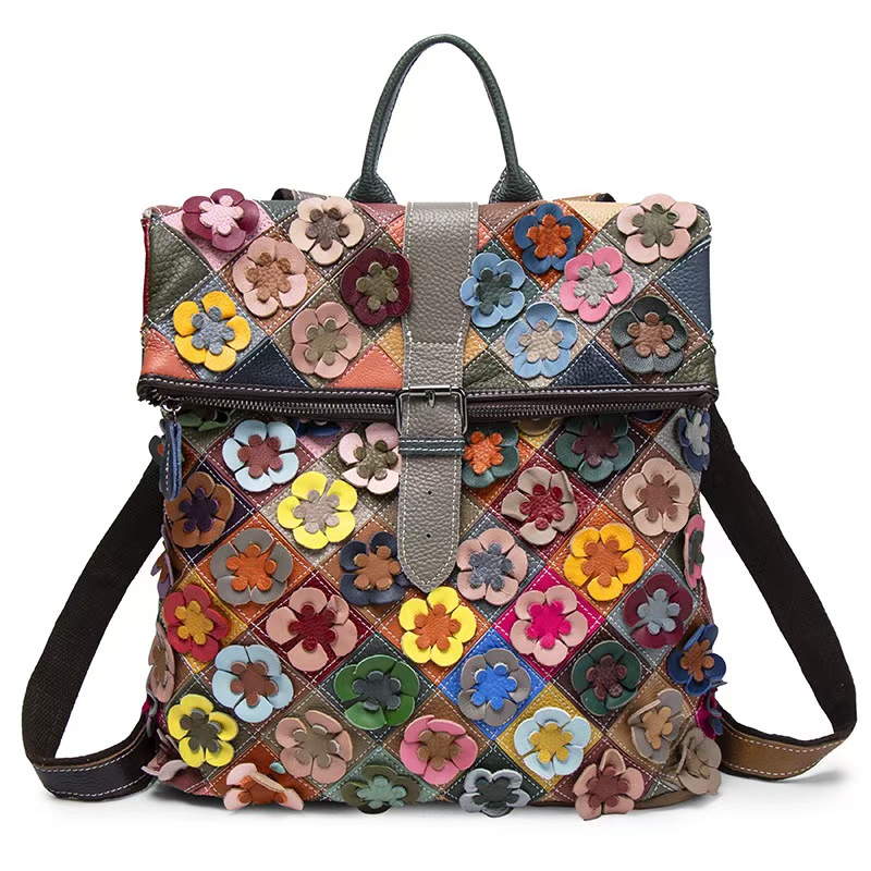 Vintage Women Genuine Leather  - Fashion Backpack Women review and price