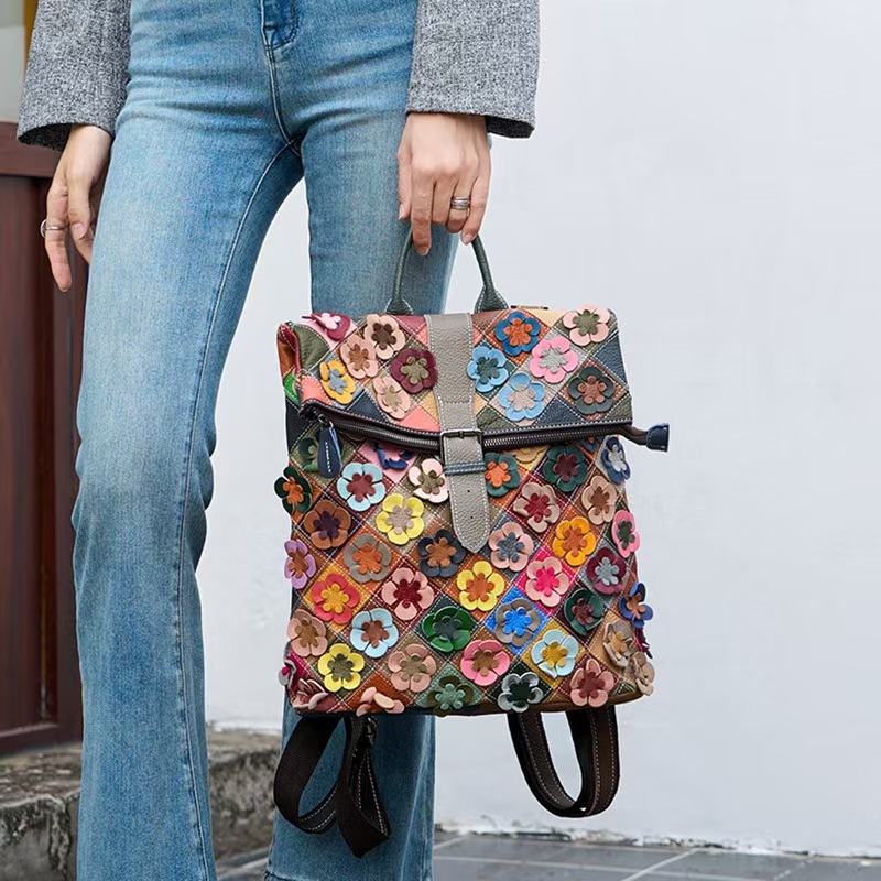 Vintage Women Genuine Leather  - Fashion Backpack Women review and price