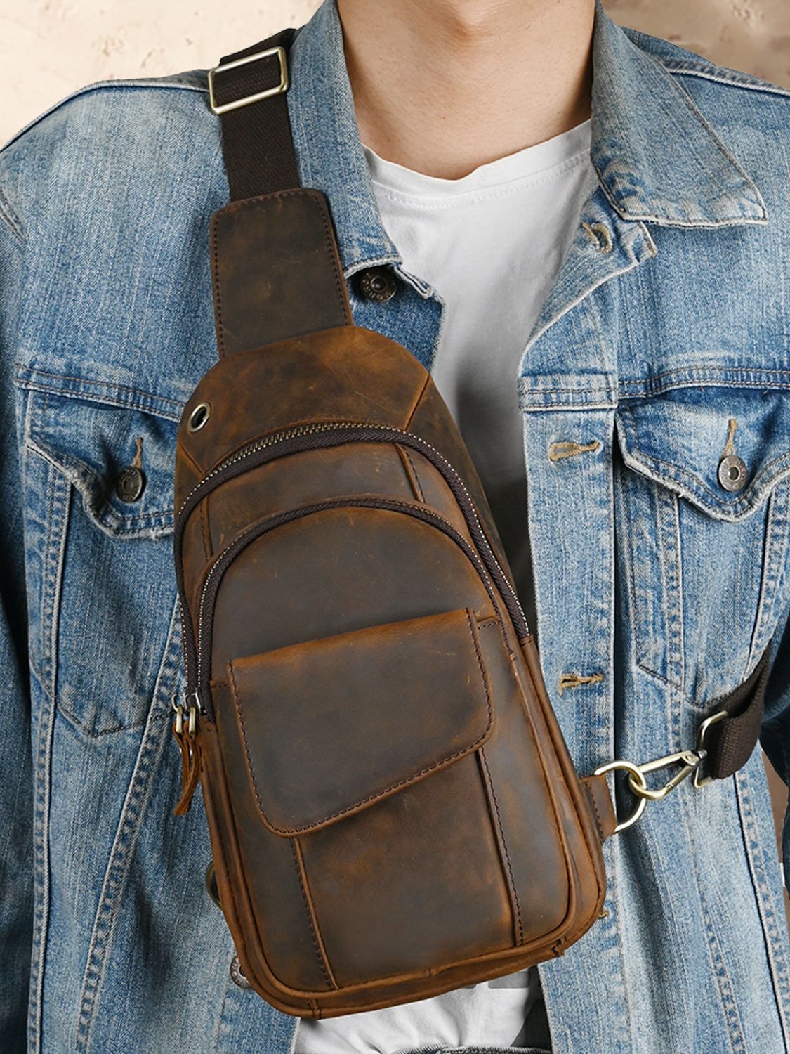 Designer Luxury Multifunction  - Leather Backpack Vintage review and price