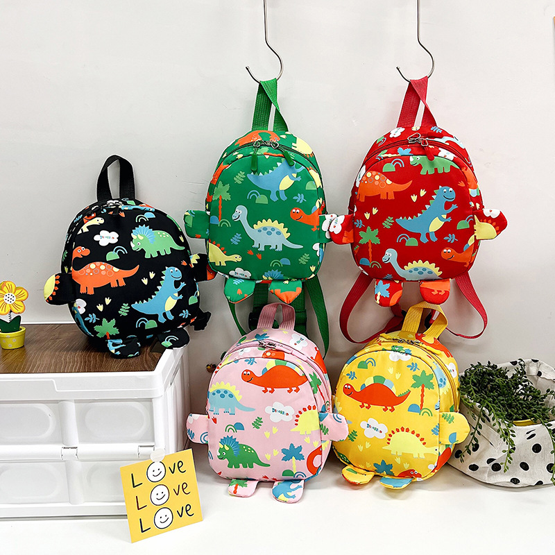 Cute Children Bag Cartoon Dino - Travel Backpack Anti Theft review and price