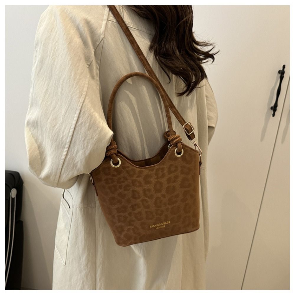 Portable Leopard Print Shoulde - Leather Backpack Vintage review and price
