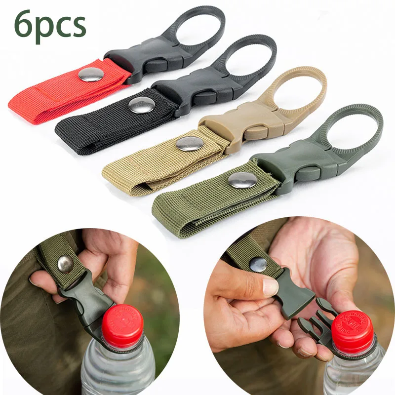 6pcs Camping Webbing Buckle Ho - Rucksack Military Style review and price