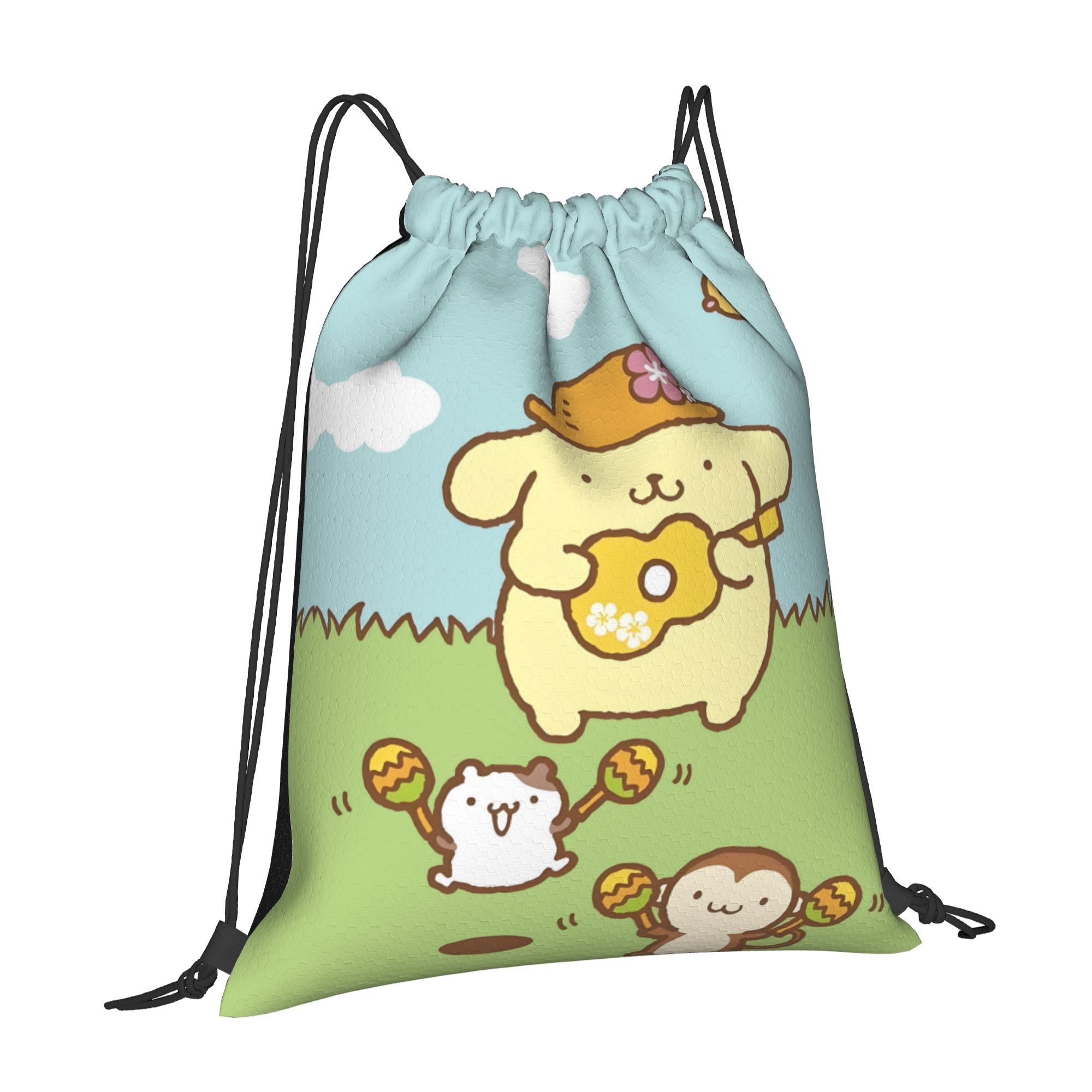 Custom P-Pompompurines Drawstr - Drawstring Gym Bag review and price