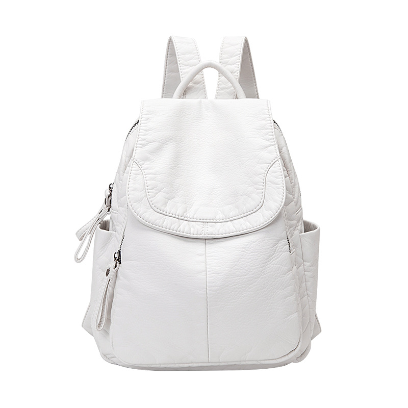 Women's Backpack White Washed  - Fashion Backpack Women review and price