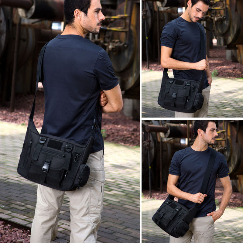 14 Inch Laptop Shoulder Bag Me - Rucksack Military Style review and price