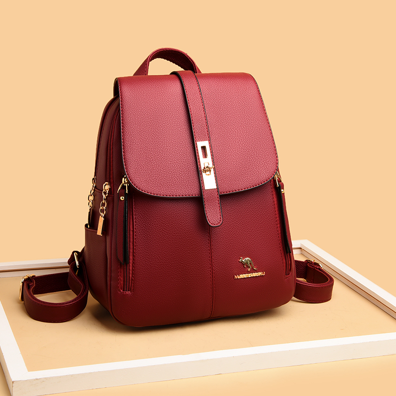 Luxury Women Leather Backpacks - Leather Backpack Vintage review and price