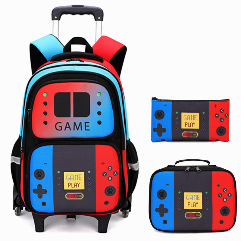 3PCS Kids Rolling Backpack for - School Backpack Teen review and price