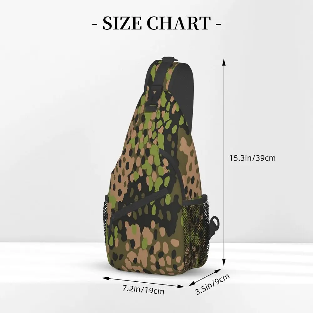 WW2 SS Erbsentarn Camouflage C - Sling Backpack Shoulder review and price