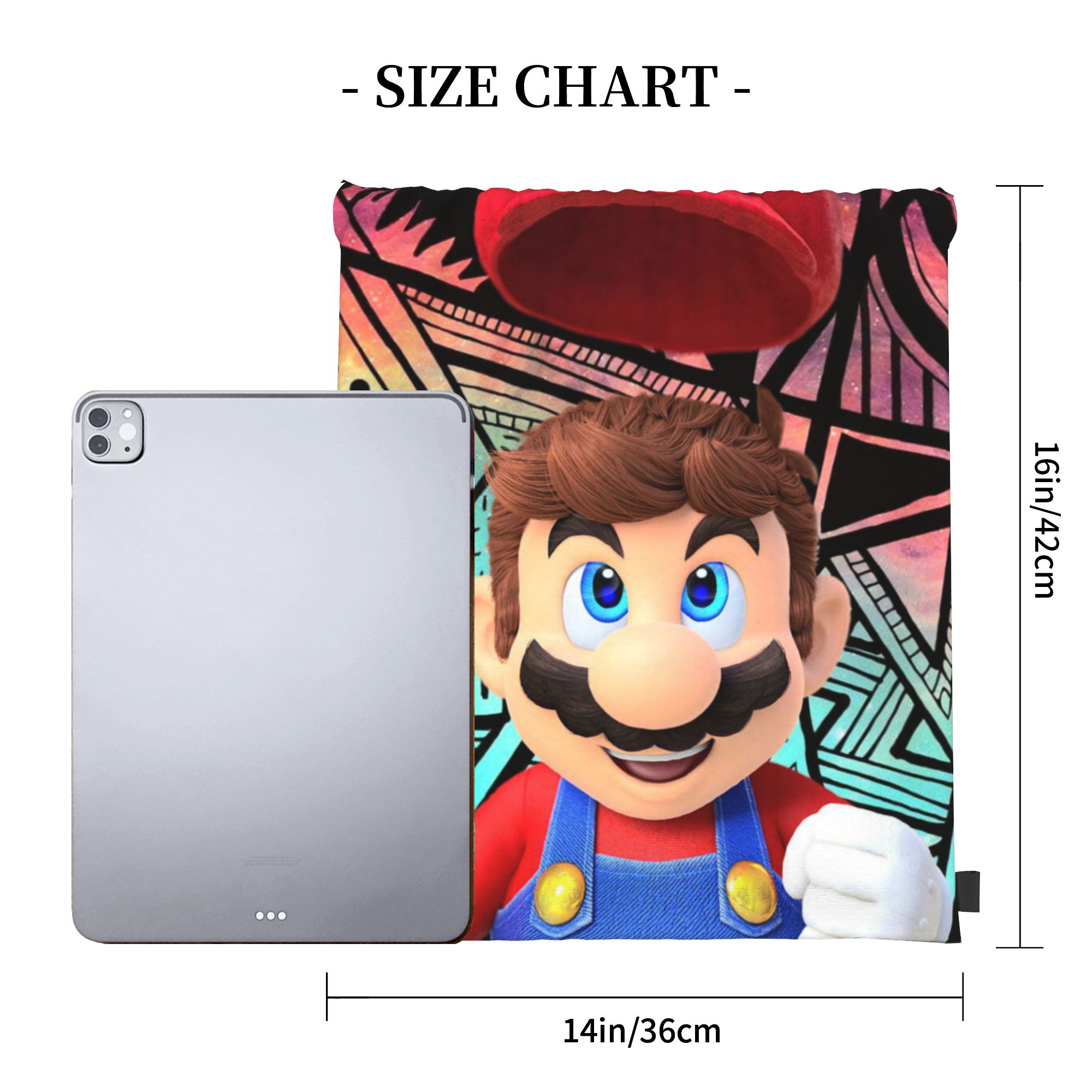Custom M-Marioes Video Game Br - Drawstring Gym Bag review and price