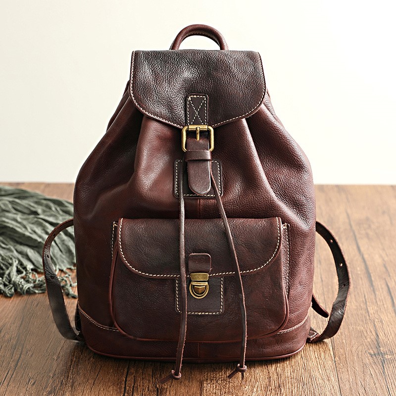 Johnature Leisure Travel Bag N - Leather Backpack Vintage review and price