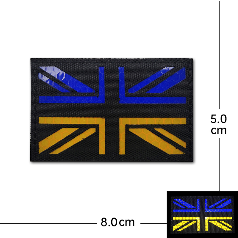 Blue Yellow Flag Badge Embroid - Rucksack Military Style review and price