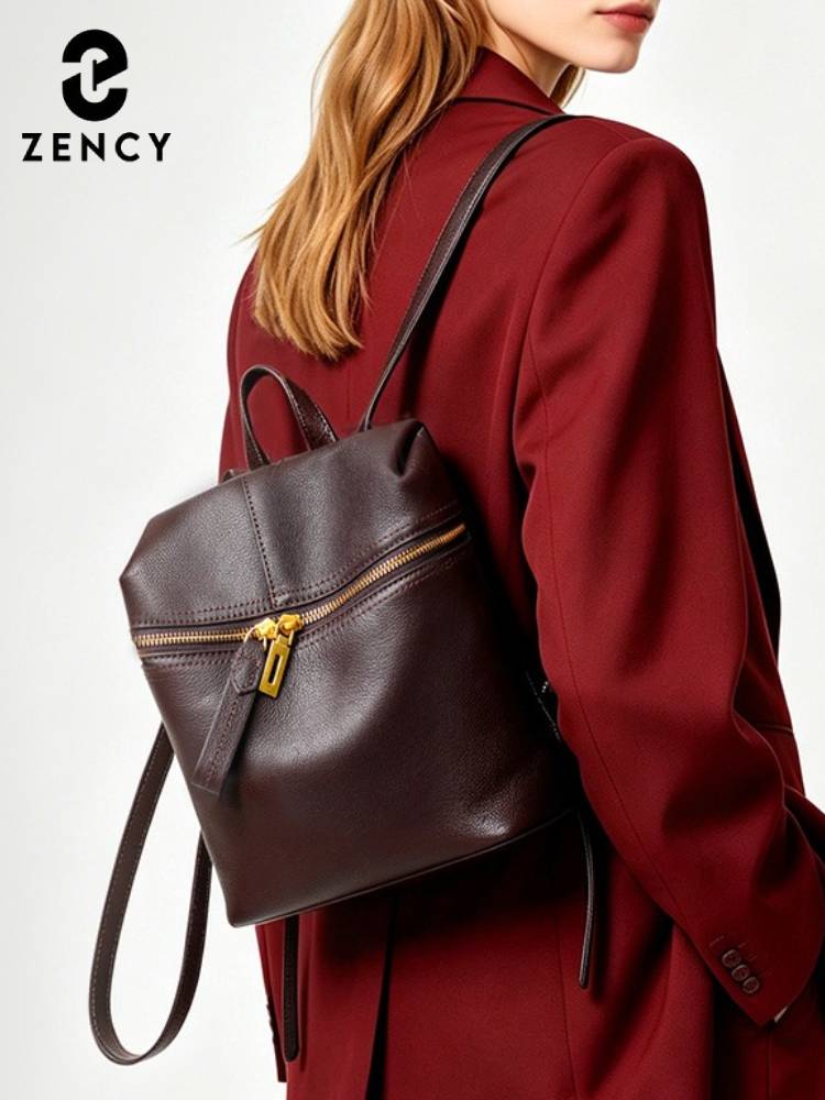 Zency Women Genuine Leather Ba - Leather Backpack Vintage review and price