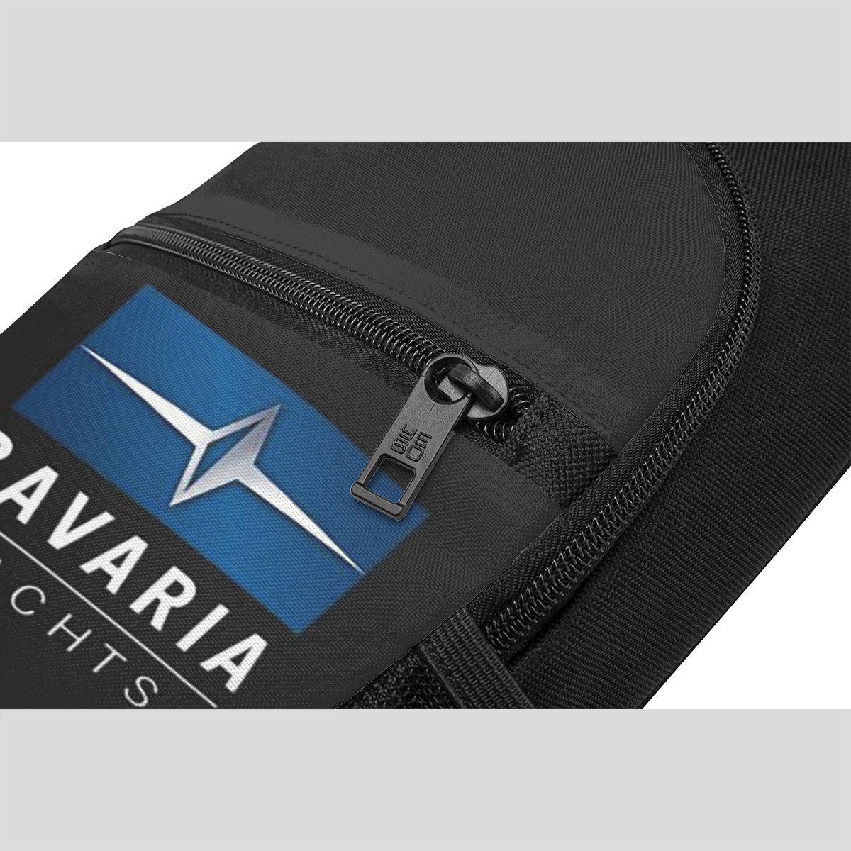 Bavaria Yachts Blue Silver Log - Sling Backpack Shoulder review and price