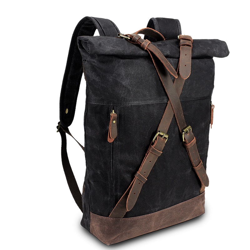 Retro Canvas Leather Backpacks - Leather Backpack Vintage review and price